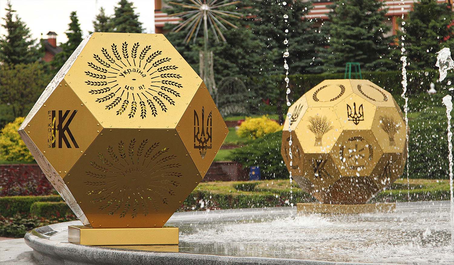 «ФК Колос» — Паблик-арт фонтан со скульптурной композицией - Фото №7