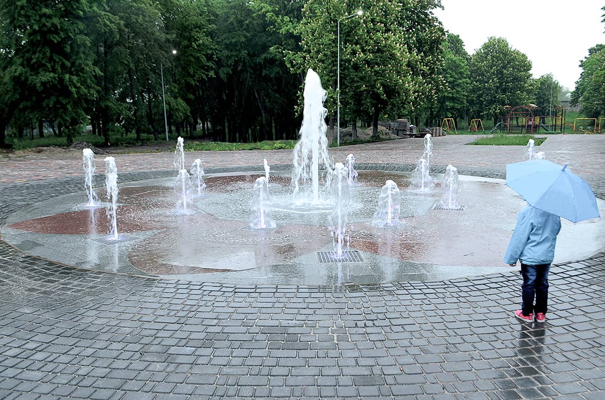парковый фонтан
