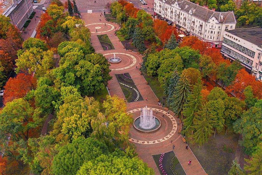 Светомузыкальный ансамбль фонтанов на Аллее Героев - Фото №8