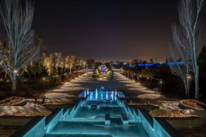 Каскадный фонтанный комплекс
